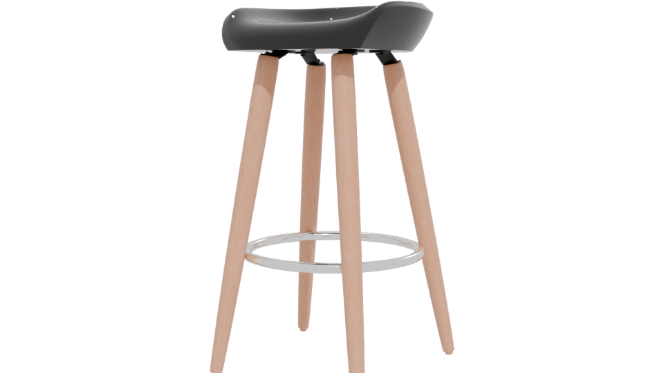 Bar Stool 3D Model - Professional 3D Model Render 12