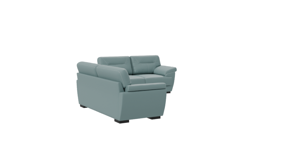SALA 32 Vinyl Leather Sofa 3D - Professional 3D Model Render 7