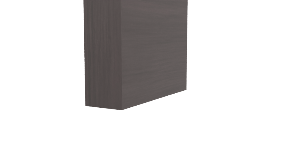 Elegant Wooden Wardrobe 3D Model - Professional 3D Model Render 3