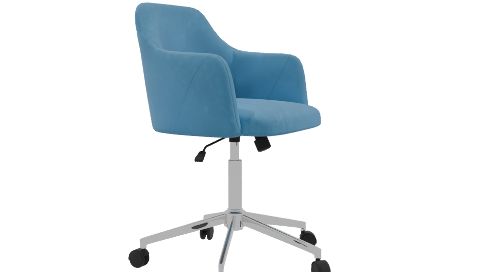Stylish Modern Office Chair 3D - Professional 3D Model Render 9
