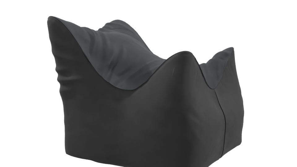 Stylish Bean Bag Chair 3D - Professional 3D Model Render 9