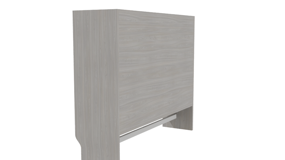 Modern Wooden Bookshelf 3D Model - Professional 3D Model Render 3