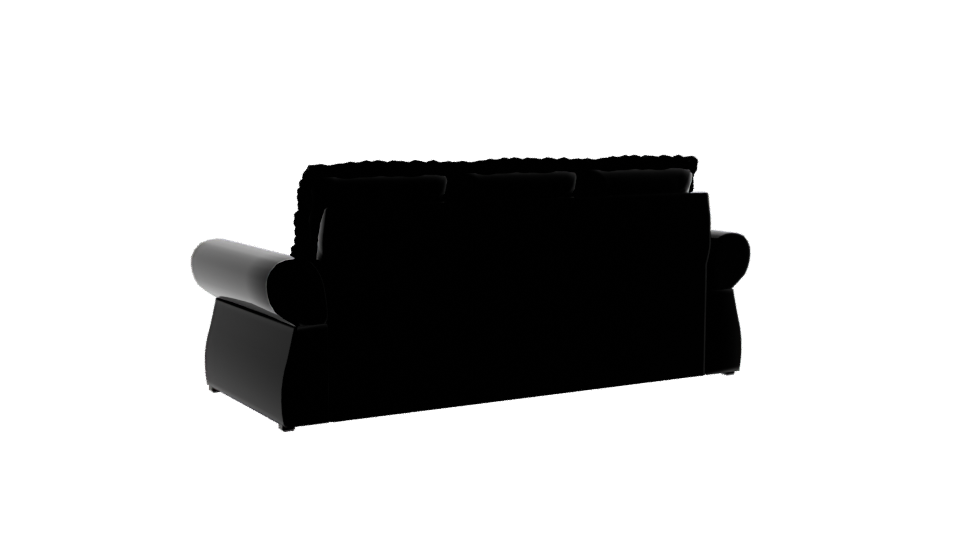 Elegant Vintage Sofa 3D Model - Professional 3D Model Render 4