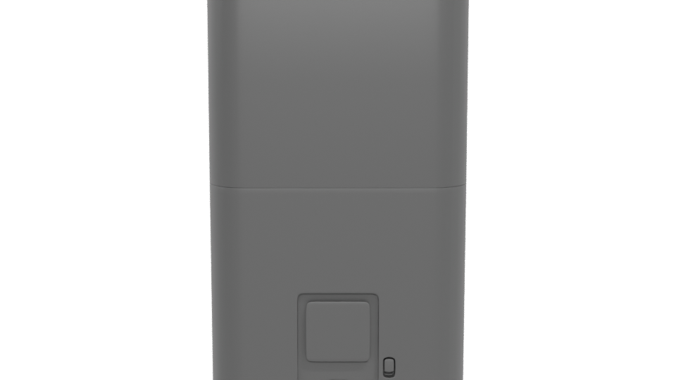 Minimalist Wall-Mounted Hand Sanitizer Dispenser 3D Model - Professional 3D Model Render 5