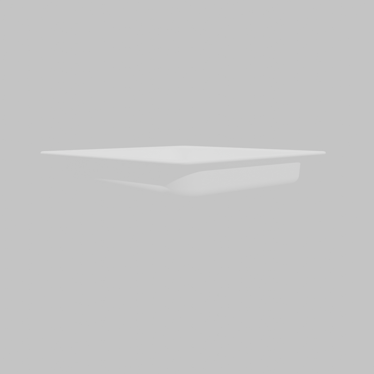 RECEPTACULO ESMALT 70 X 70 AD/BA BLANCO