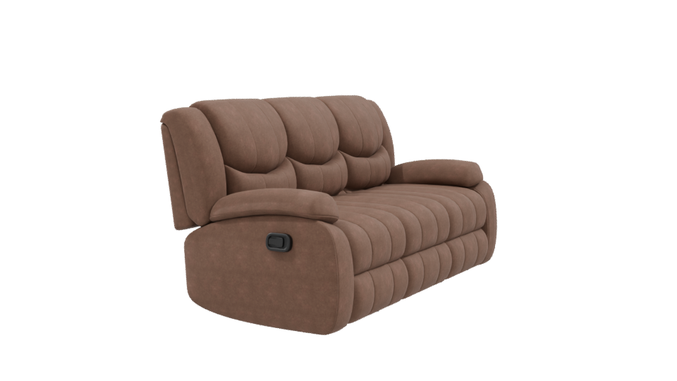 Cozy Fabric Sofa 3D Model - Professional 3D Model Render 9