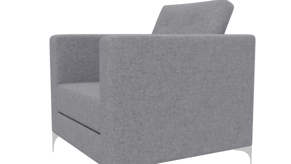 Modern Gray Sofa Marina 3D - Professional 3D Model Render 13