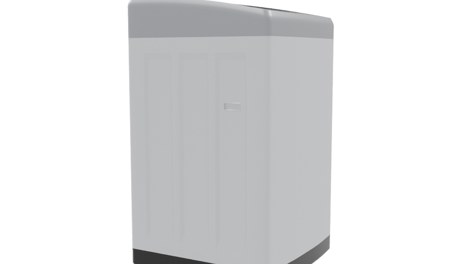 Compact Modern Washing Machine Model - Professional 3D Model Render 9
