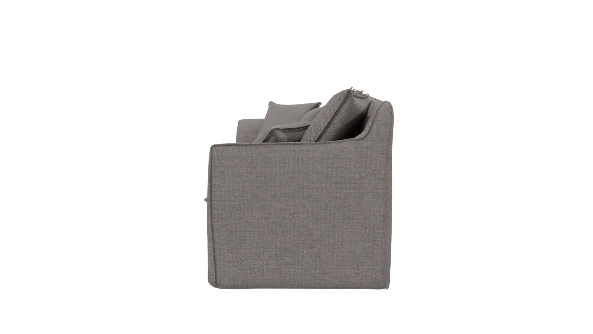 Stylish Fabric Sofa 3D Model - Professional 3D Model Render 2