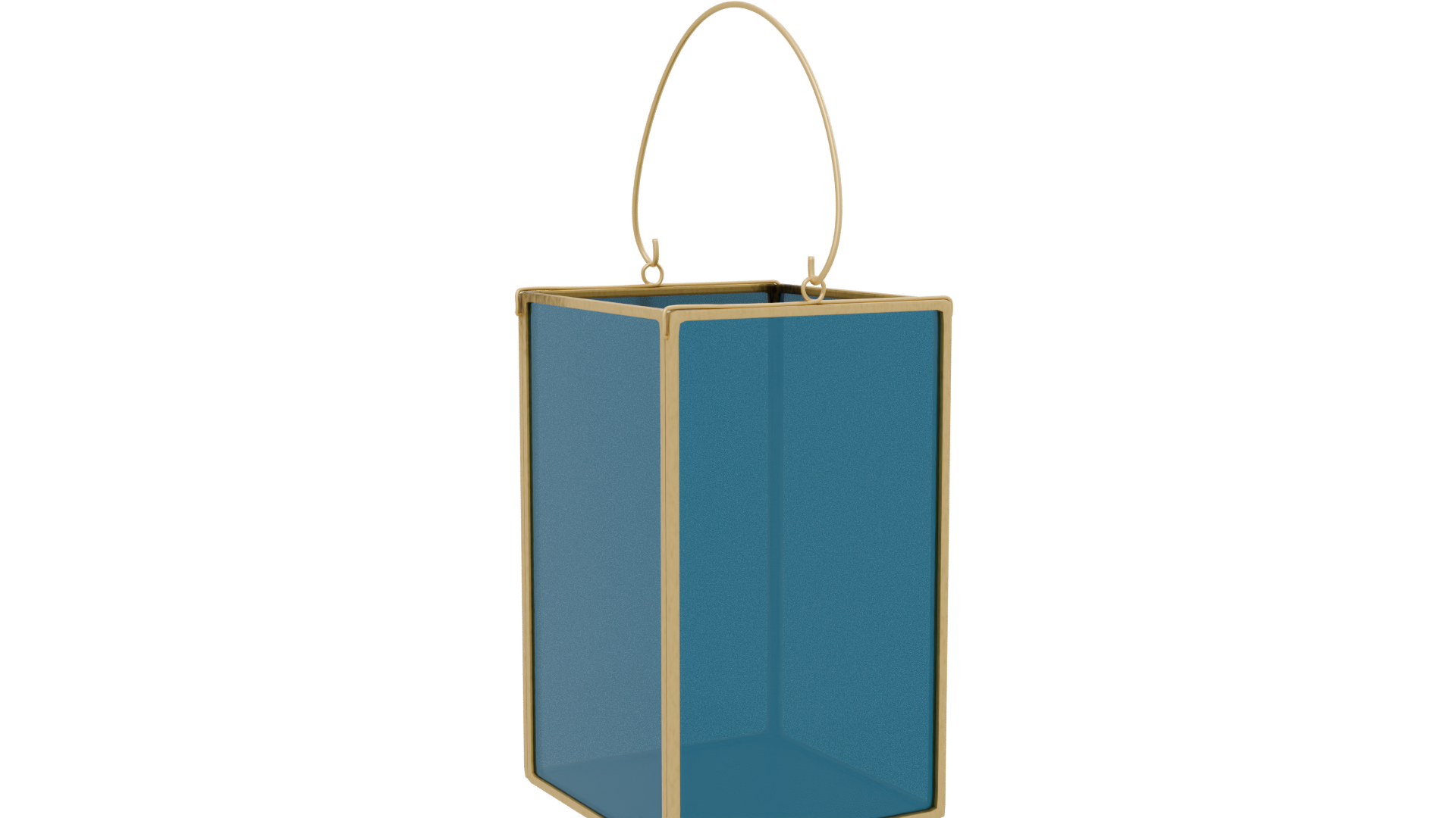 Elegant Glass Lantern 3D Model - Professional 3D Model Render 13