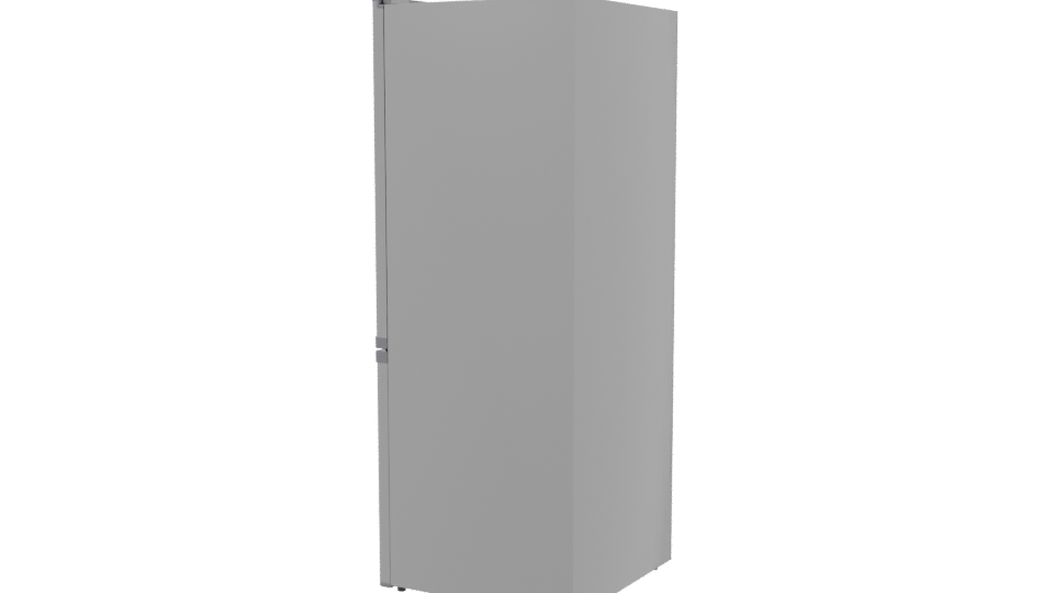 Sleek Refrigerator 3D Model - Professional 3D Model Render 3