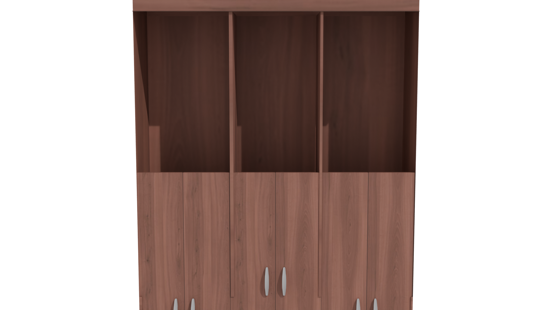 Elegant Wooden Wardrobe 3D Model - Professional 3D Model Render 11