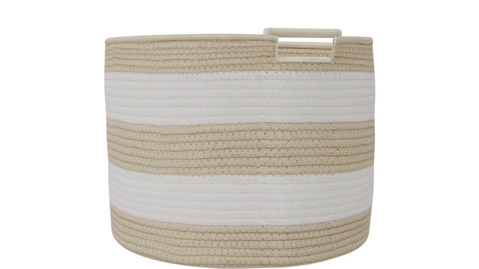 Stylish Woven Storage Basket 3D Model - Professional 3D Model Render 7