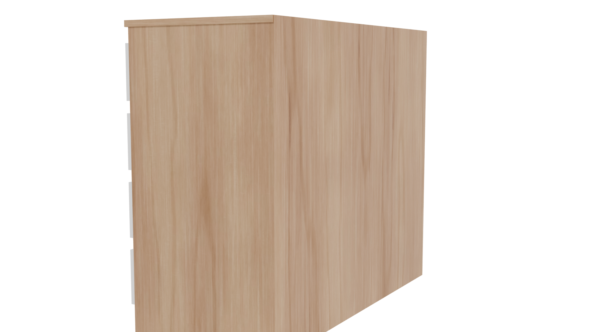 Stylish Wooden Storage Cabinet 3D - Professional 3D Model Render 18