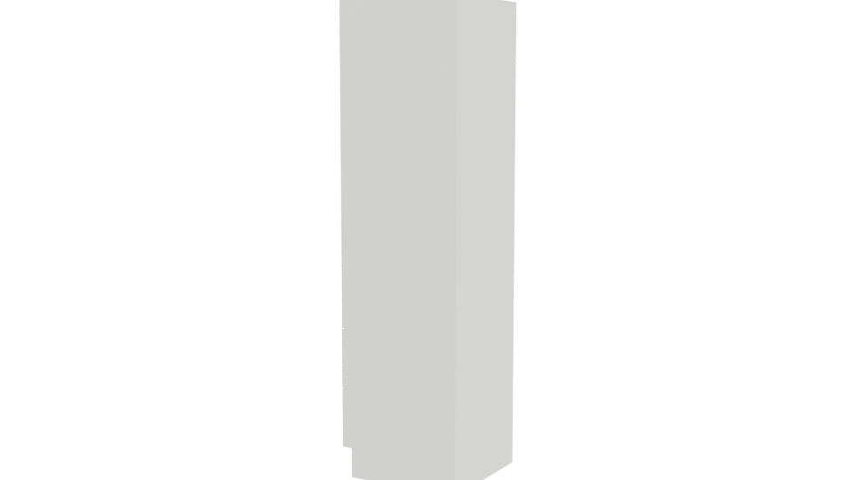 Sleek Minimalist Storage Cabinet 3D - Professional 3D Model Render 3