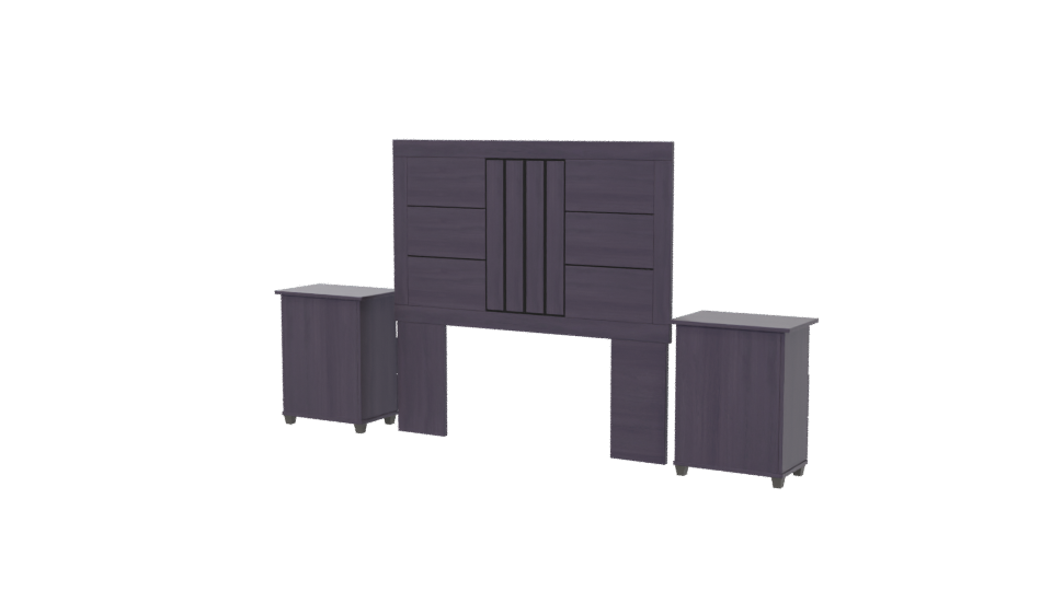 Stylish Bedroom Furniture Set 3D - Professional 3D Model Render 6