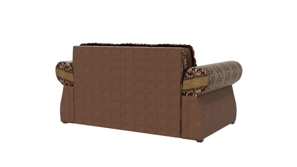 Stylish Vintage Sofa Model 3D - Professional 3D Model Render 6