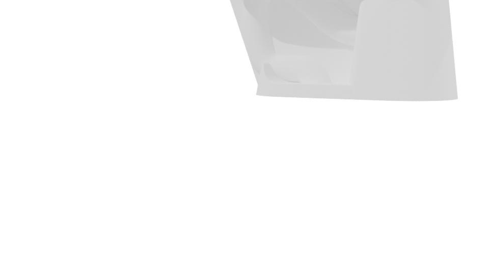 Minimalist Bathroom Toilet Model - Professional 3D Model Render 3