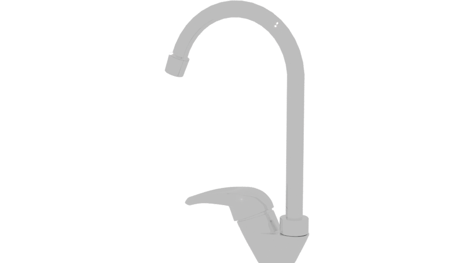 Stylish Kitchen Faucet 3D Model - Professional 3D Model Render 6
