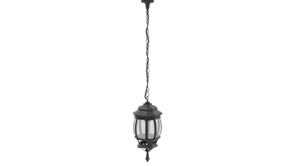 Elegant Hanging Lantern 3D Model - Professional 3D Model Render 9