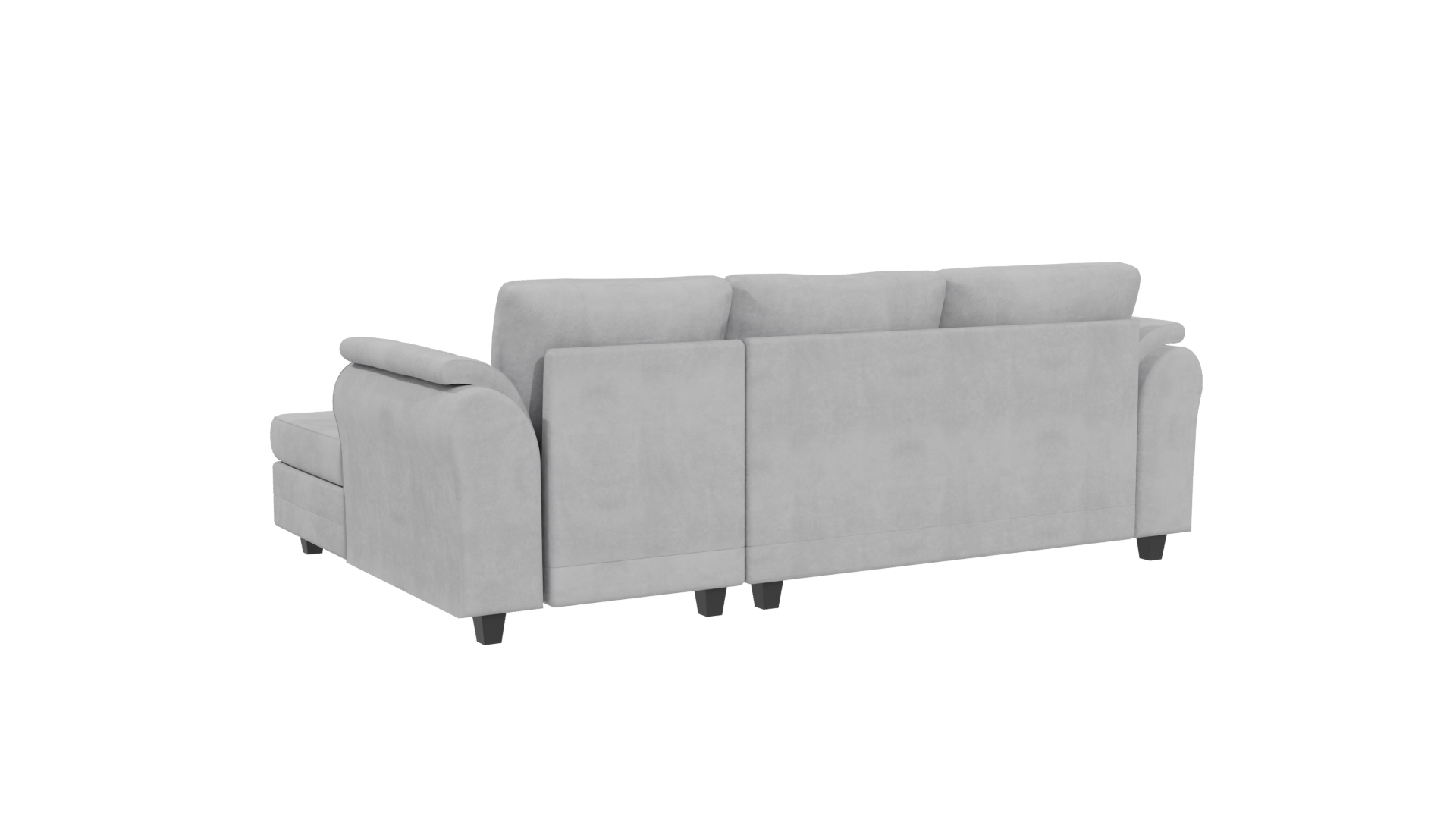 Stylish Sectional Sofa 3D Model - Professional 3D Model Render 4
