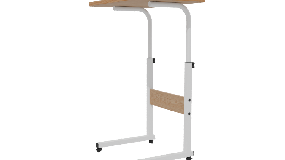 Minimalist Height Adjustable Desk 3D - Professional 3D Model Render 13