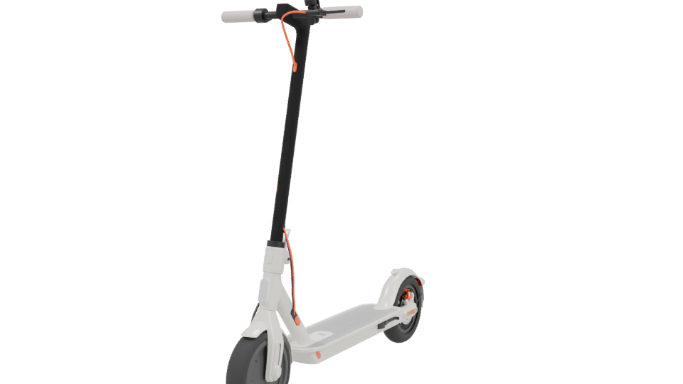 Stylish Electric Scooter 3D Model - Professional 3D Model Render 3