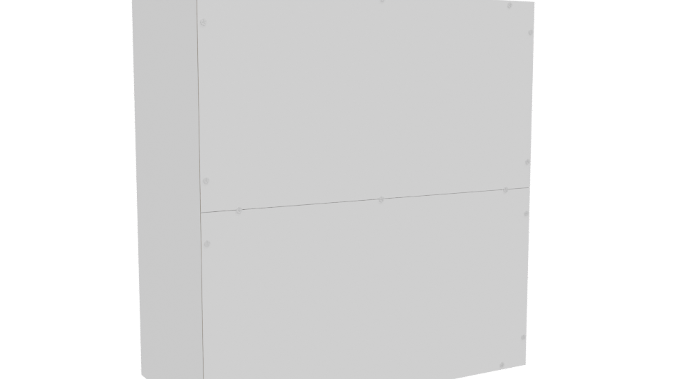 Minimalist Modern Shelf 3D Model - Professional 3D Model Render 4