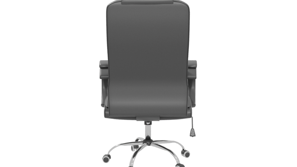Ergonomic High-Back Office Chair 3D Model - Professional 3D Model Render 5