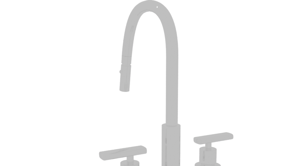 Contemporary Bathroom Faucet 3D - Professional 3D Model Render 4