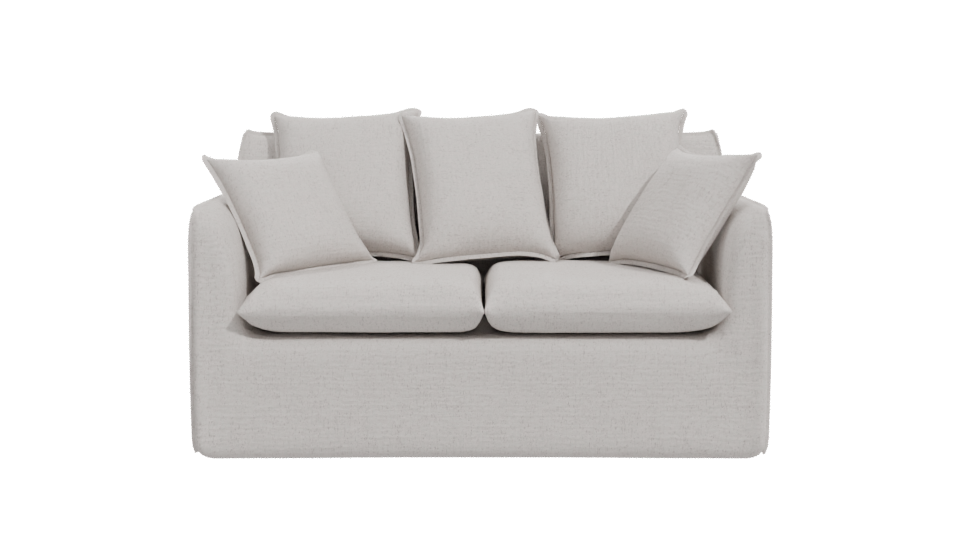 Cozy Modern Fabric Sofa 3D Model - Professional 3D Model Render 11