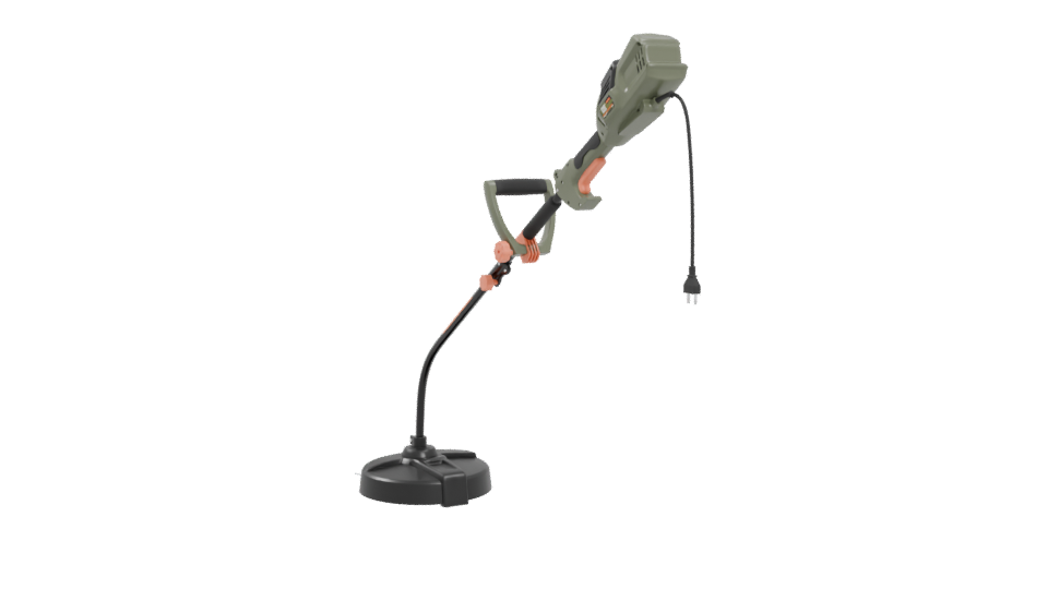Electric Grass Trimmer Model 3D - Professional 3D Model Render 4