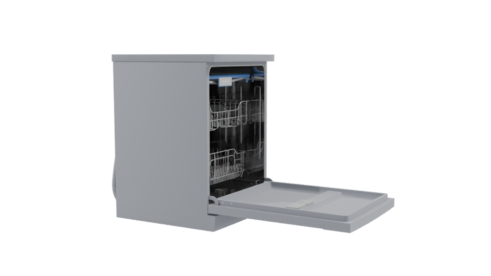 Modern Household Dishwasher Model - Professional 3D Model Render 9