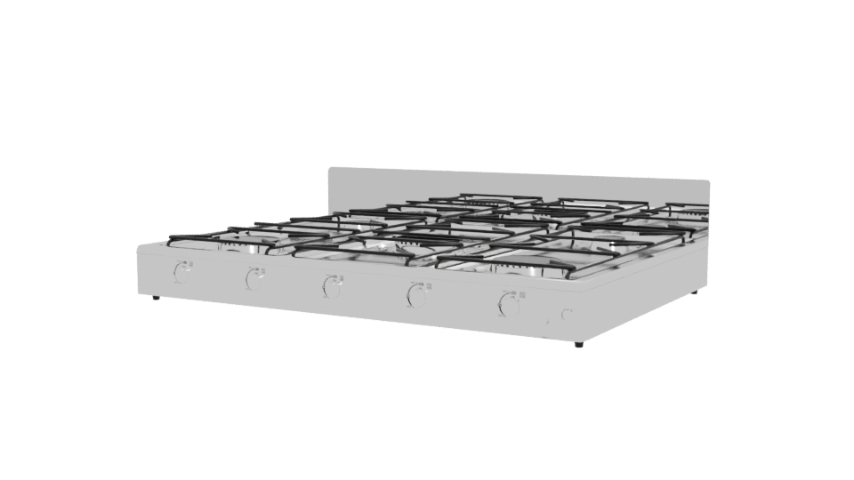 Industrial Gas Stove Model 3D - Professional 3D Model Render 12