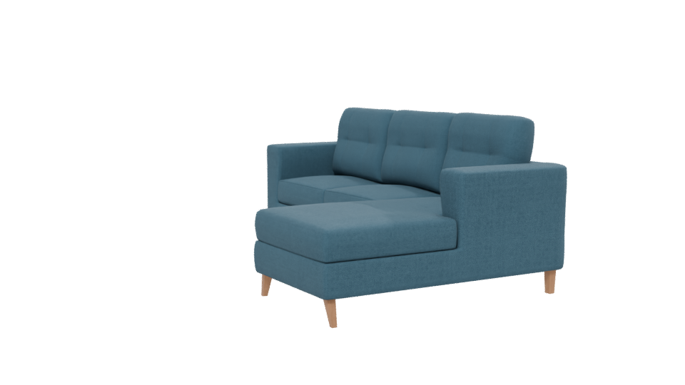 Modern Fabric Sectional Sofa 3D Model - Professional 3D Model Render 13