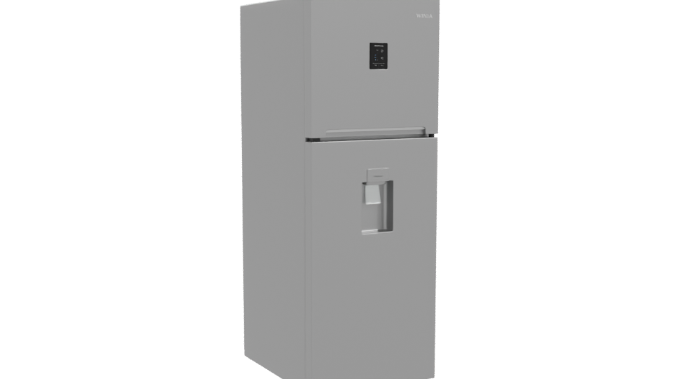 Top Mount WINIA Refrigerator 3D Model - Professional 3D Model Render 10