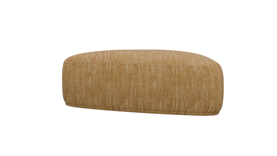 Stylish Fabric Ottoman Model - Professional 3D Model Render 5