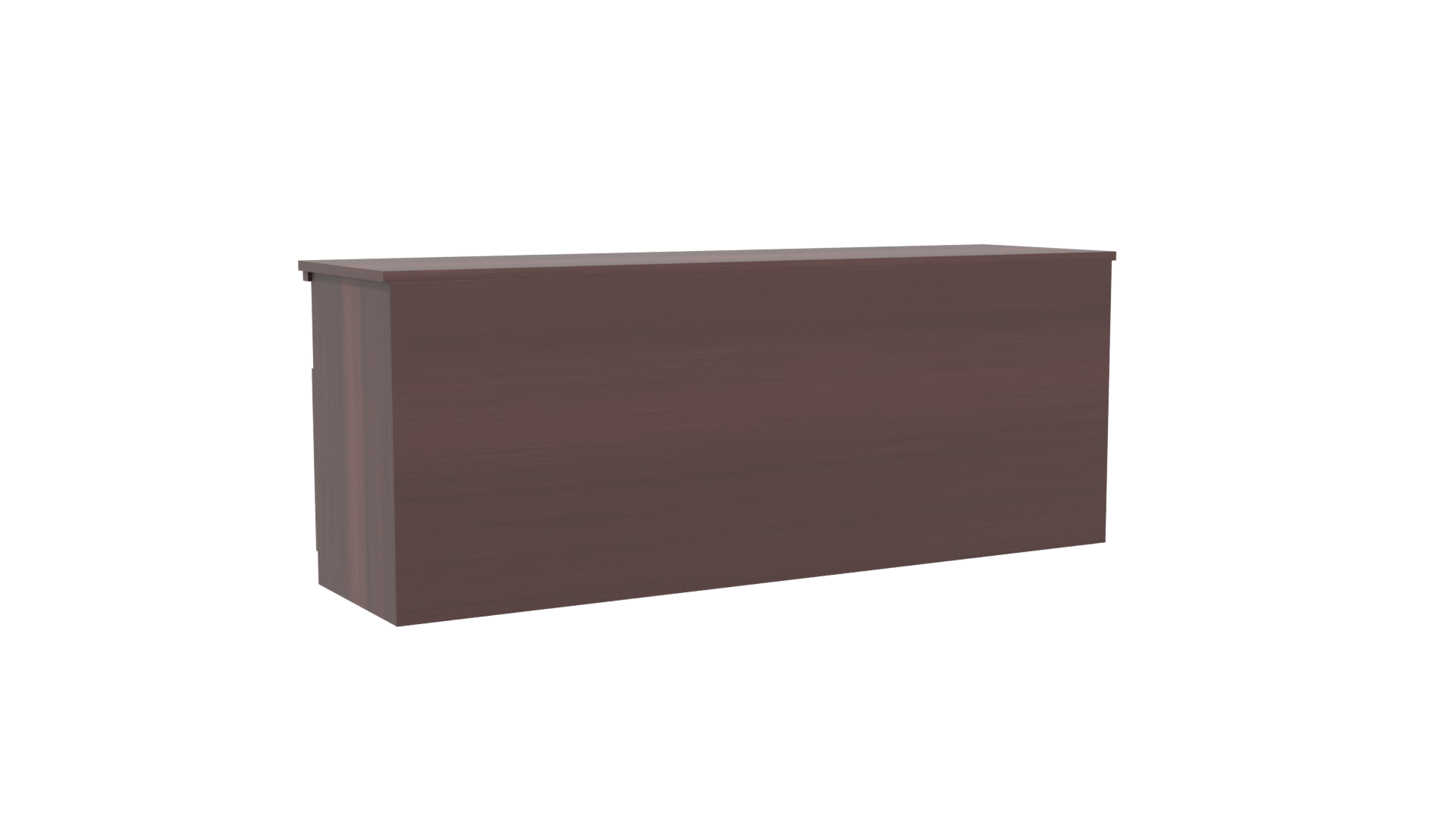 Stylish Wooden Entertainment Center 3D - Professional 3D Model Render 4