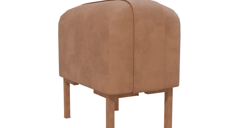 Stylish Fabric Armchair Model - Professional 3D Model Render 13