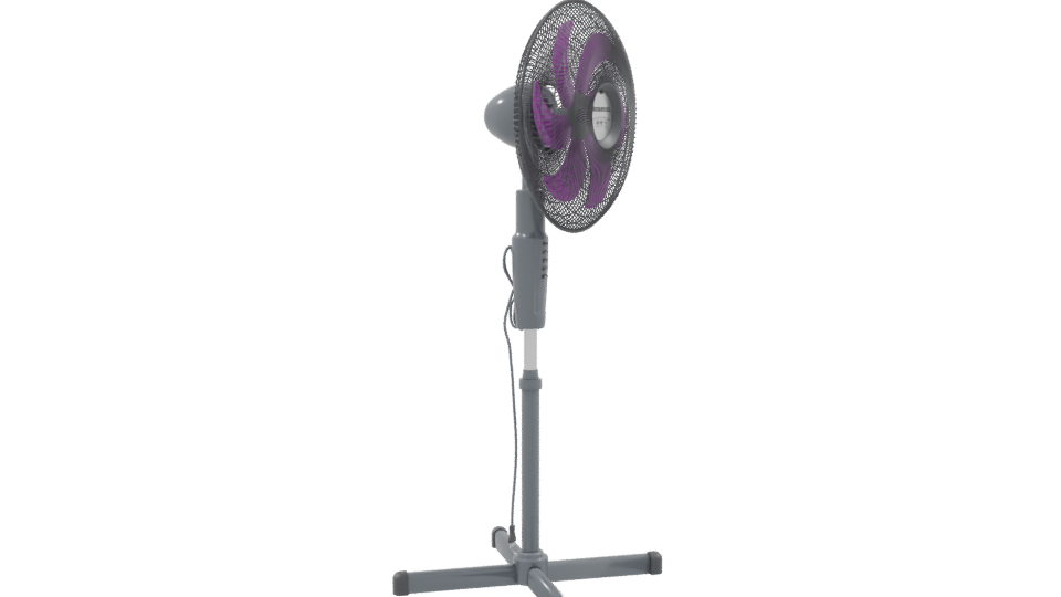 Taurus 16" Pedestal Fan 3D Model - Professional 3D Model Render 9
