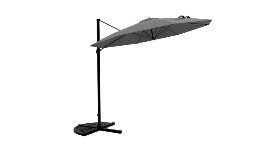 Stylish Outdoor Patio Umbrella 3D Model - Professional 3D Model Render 12