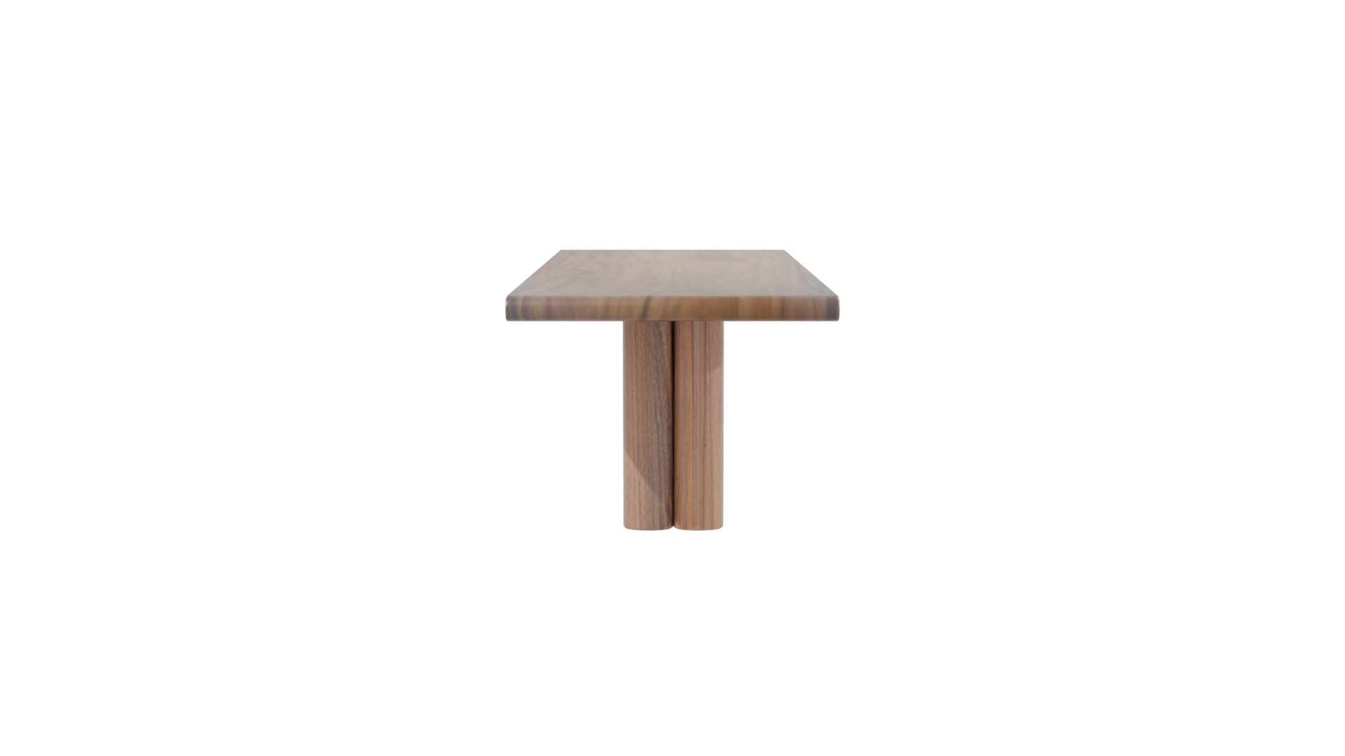Stylish Wooden Dining Table 3D - Professional 3D Model Render 2