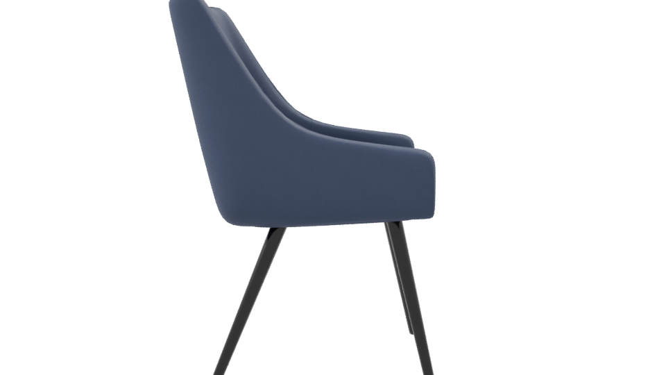Contemporary Fabric Chair 3D Model - Professional 3D Model Render 8