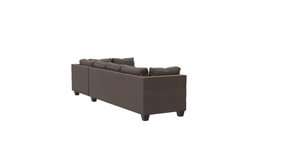 Modern Sectional Couch 3D Model - Professional 3D Model Render 7
