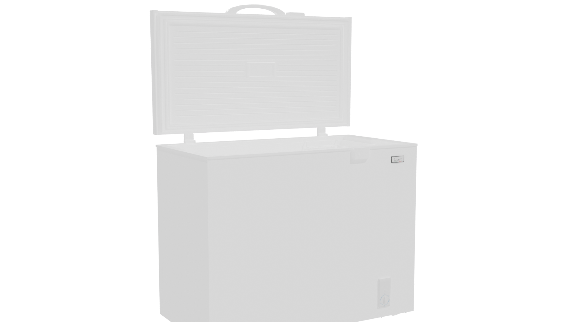 Versatile Chest Freezer 3D Model - Professional 3D Model Render 10