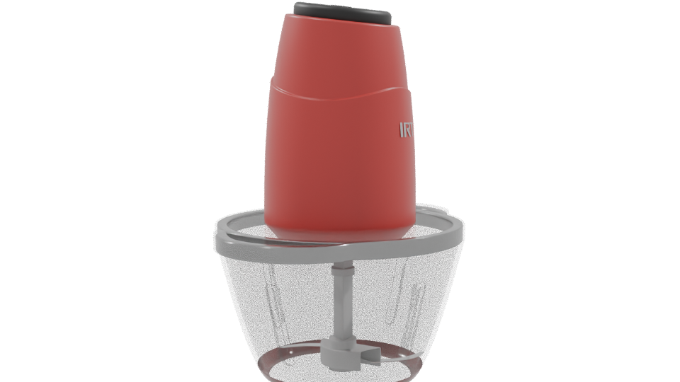 Compact Electric Food Chopper 3D Model - Professional 3D Model Render 9