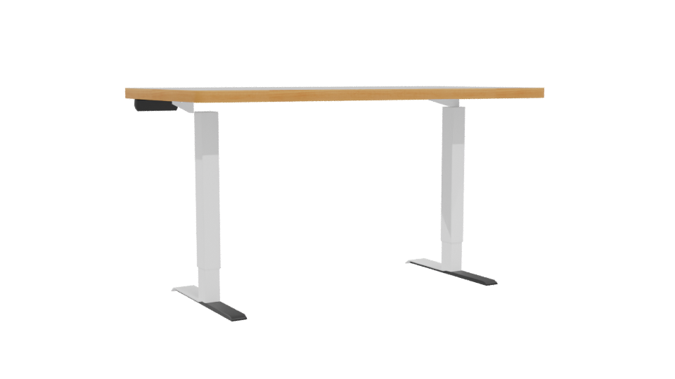 Stylish Modern Desk 3D Model - Professional 3D Model Render 4