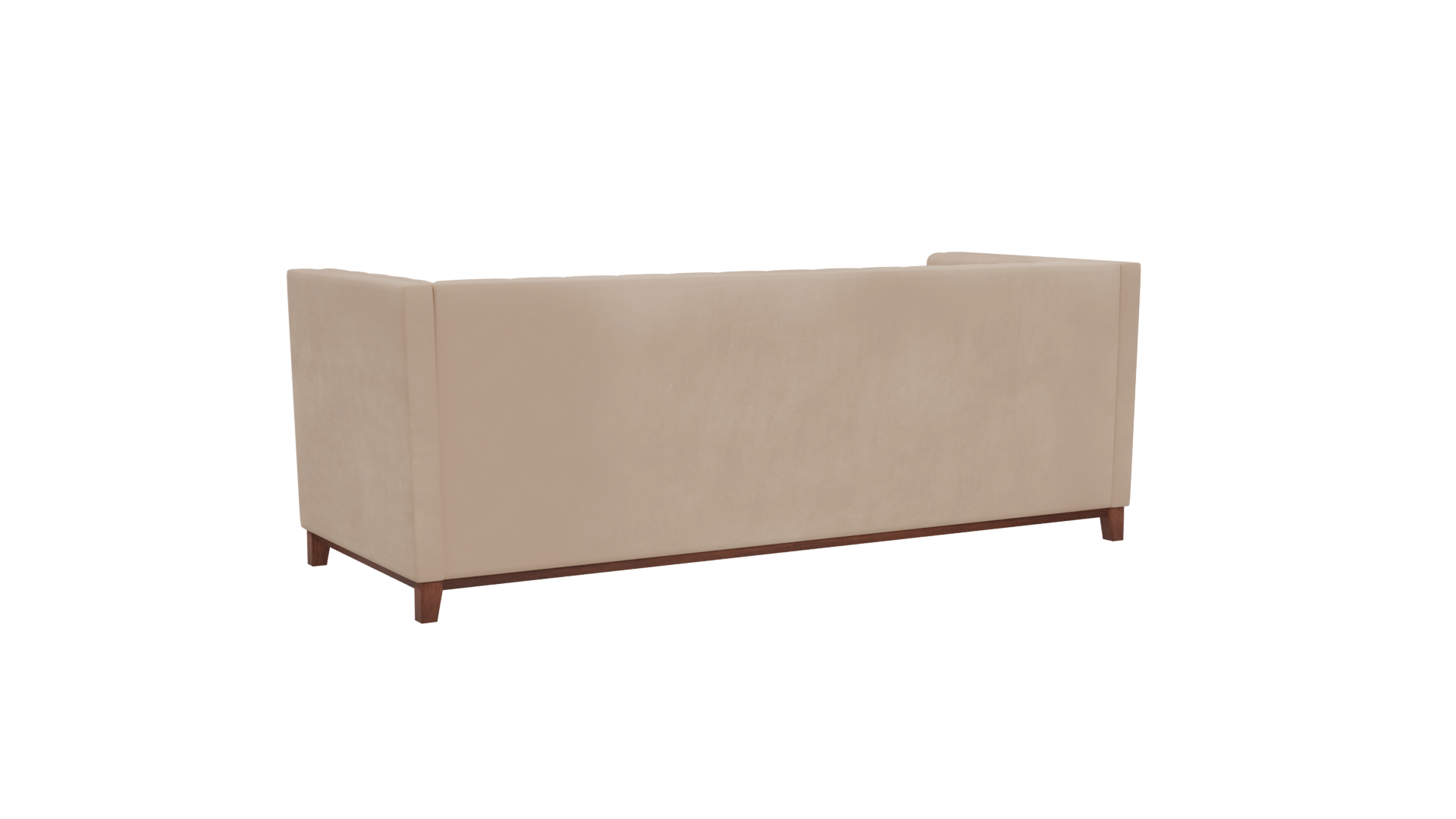 Elegant Upholstered Sofa Model - Professional 3D Model Render 4