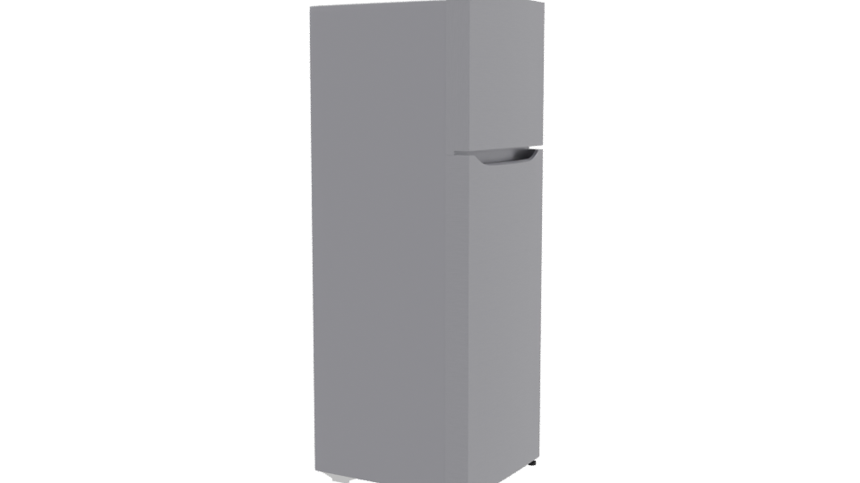 Sleek Modern Refrigerator Model - Professional 3D Model Render 9