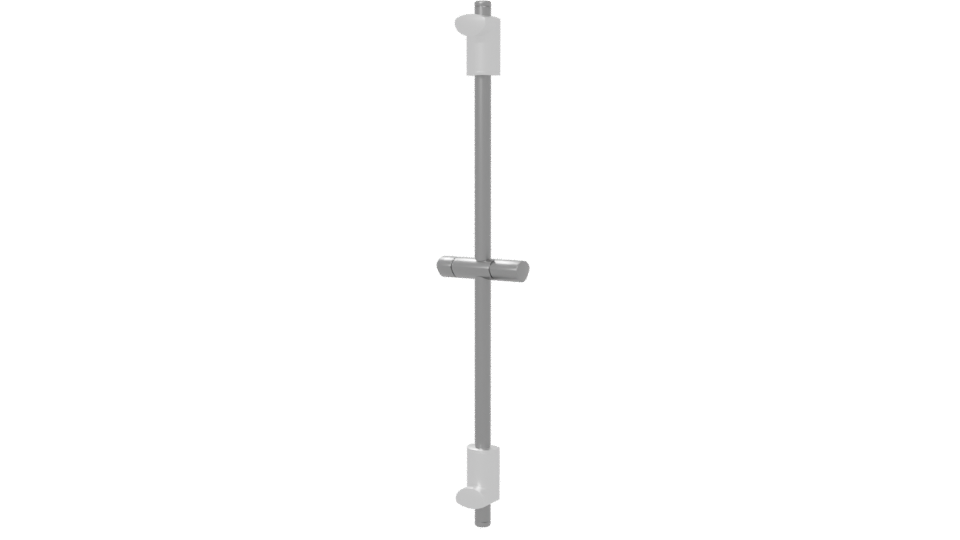 Stylish Minimalist Vertical Rod - Professional 3D Model Render 6